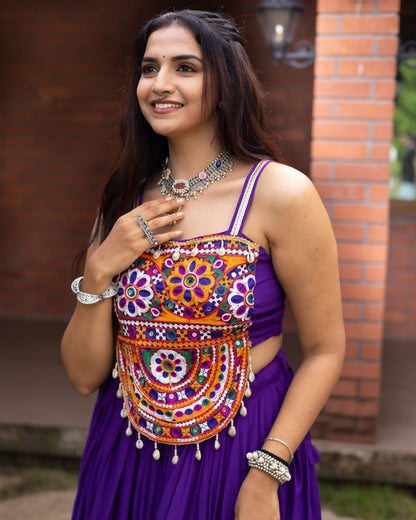 Twilight Twirls Festive Lehenga