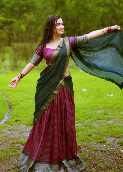 Evergreen South Festive Half Saree