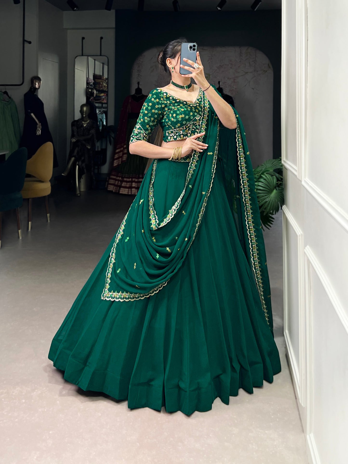 Evergreen Bloom Lehenga Collection