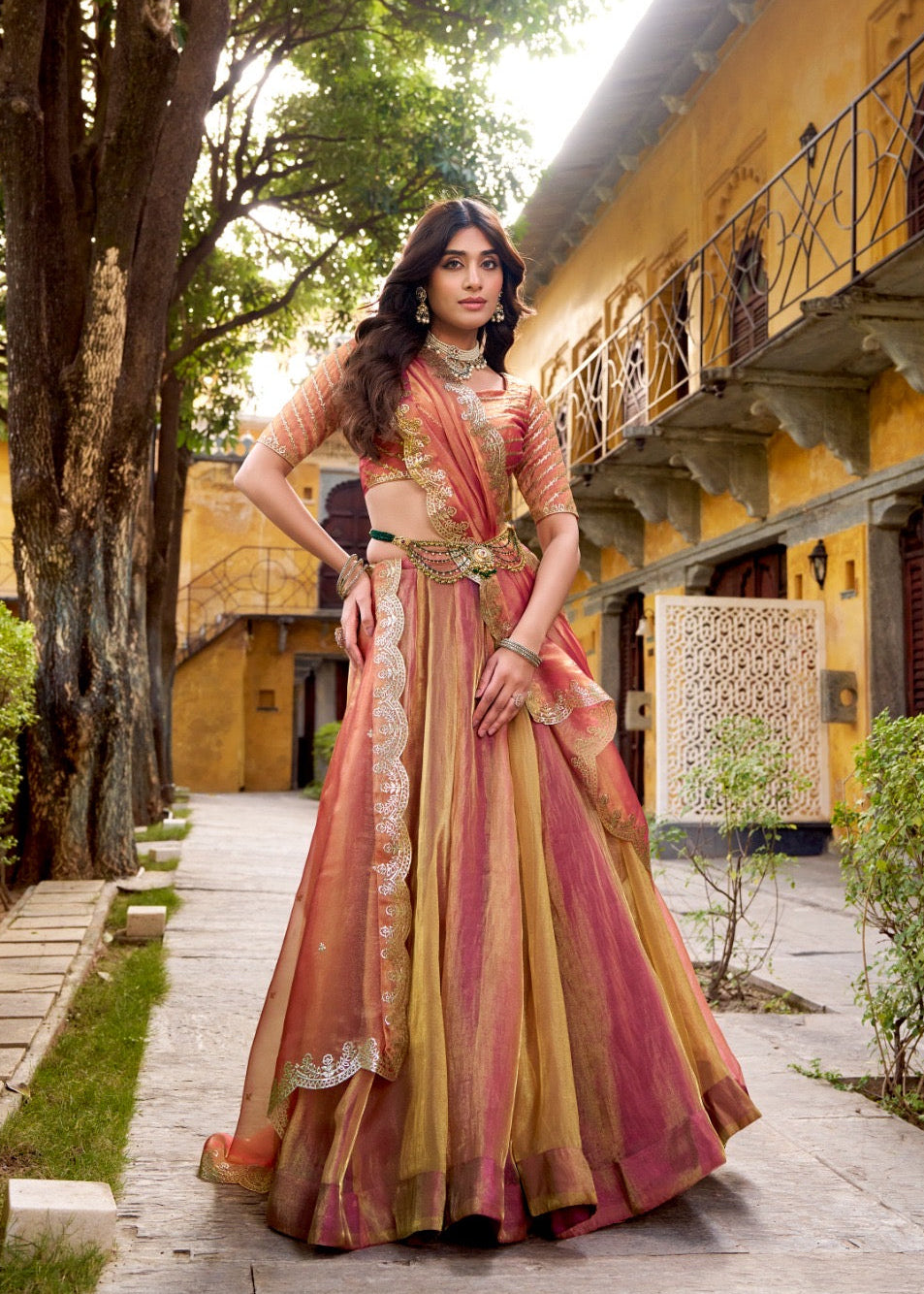 Soft Flowing Silhouette Lehenga Set