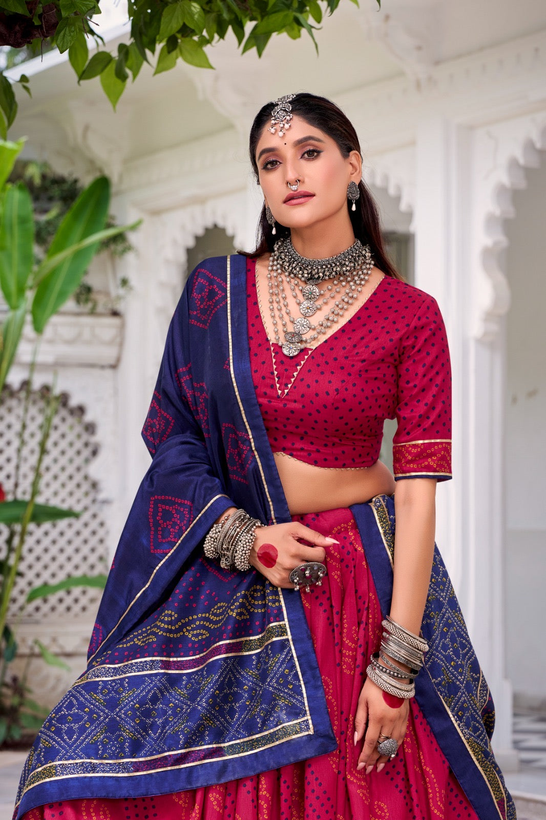 Bandhej Printed Lehenga Choli