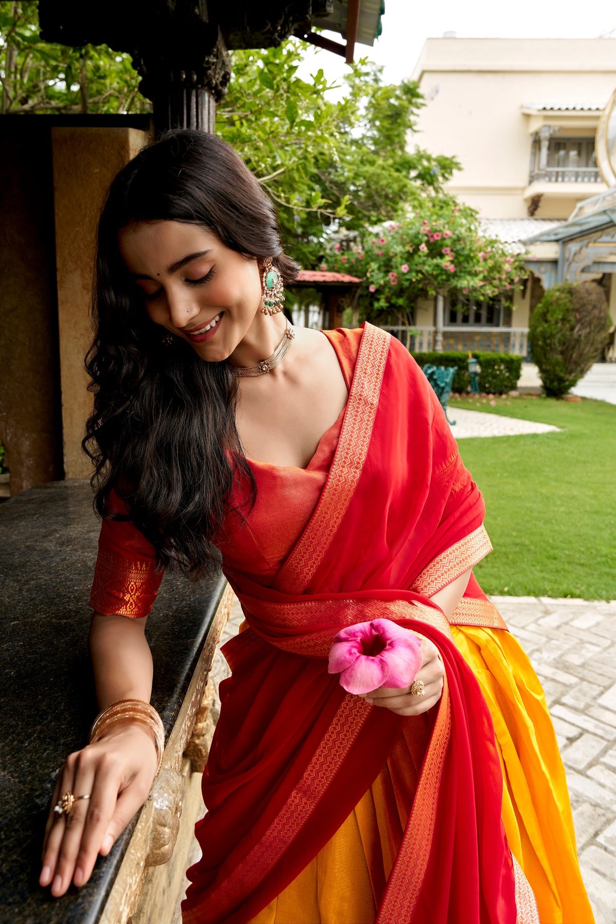 Kanchipuram Zari Weave Lehenga