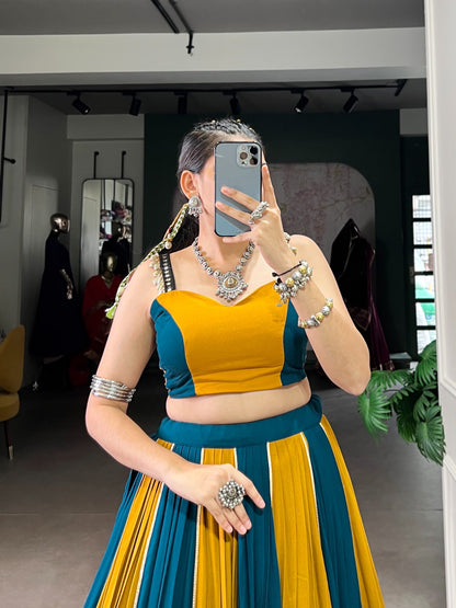 Garba Nights Festive Glow Lehenga