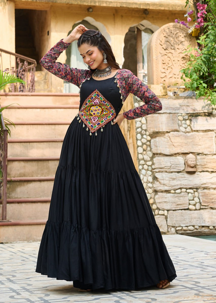 Mirror Kodi Touch Cotton Print Gown