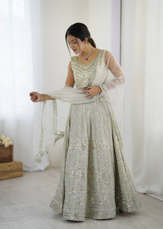 Ivory Glamours Magic Lehenga Set