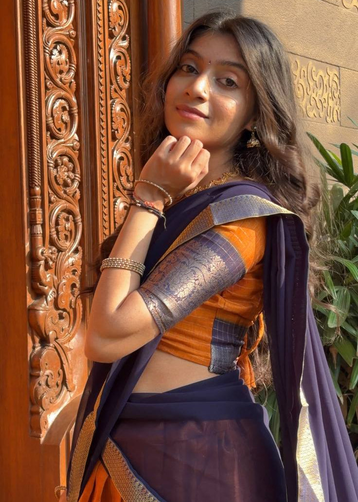 Dola Silk Checks Lehenga with Zari Weave
