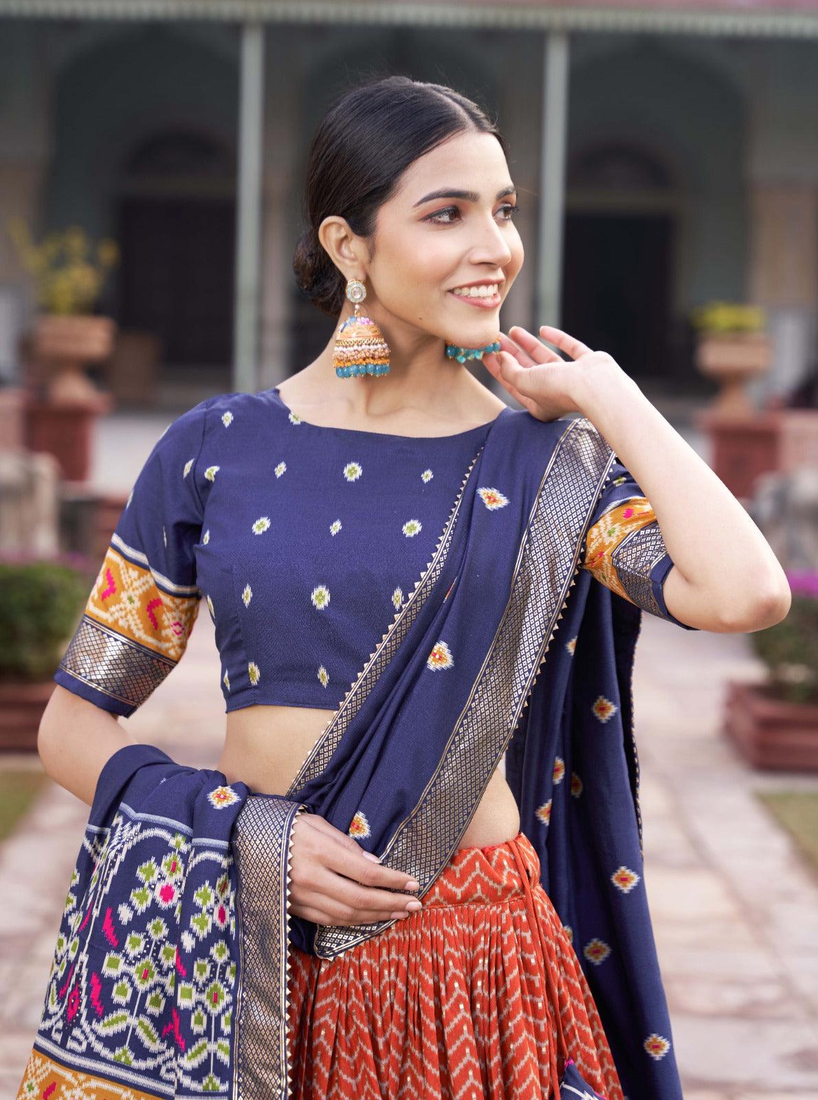 Patola printed Lehenga - Gracious You