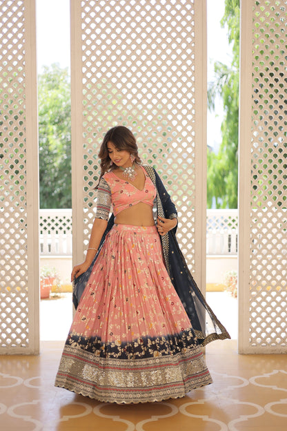 Sequins Symphony Shaded Lehenga Set