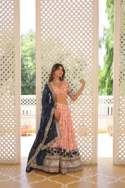 Sequins Symphony Shaded Lehenga Set
