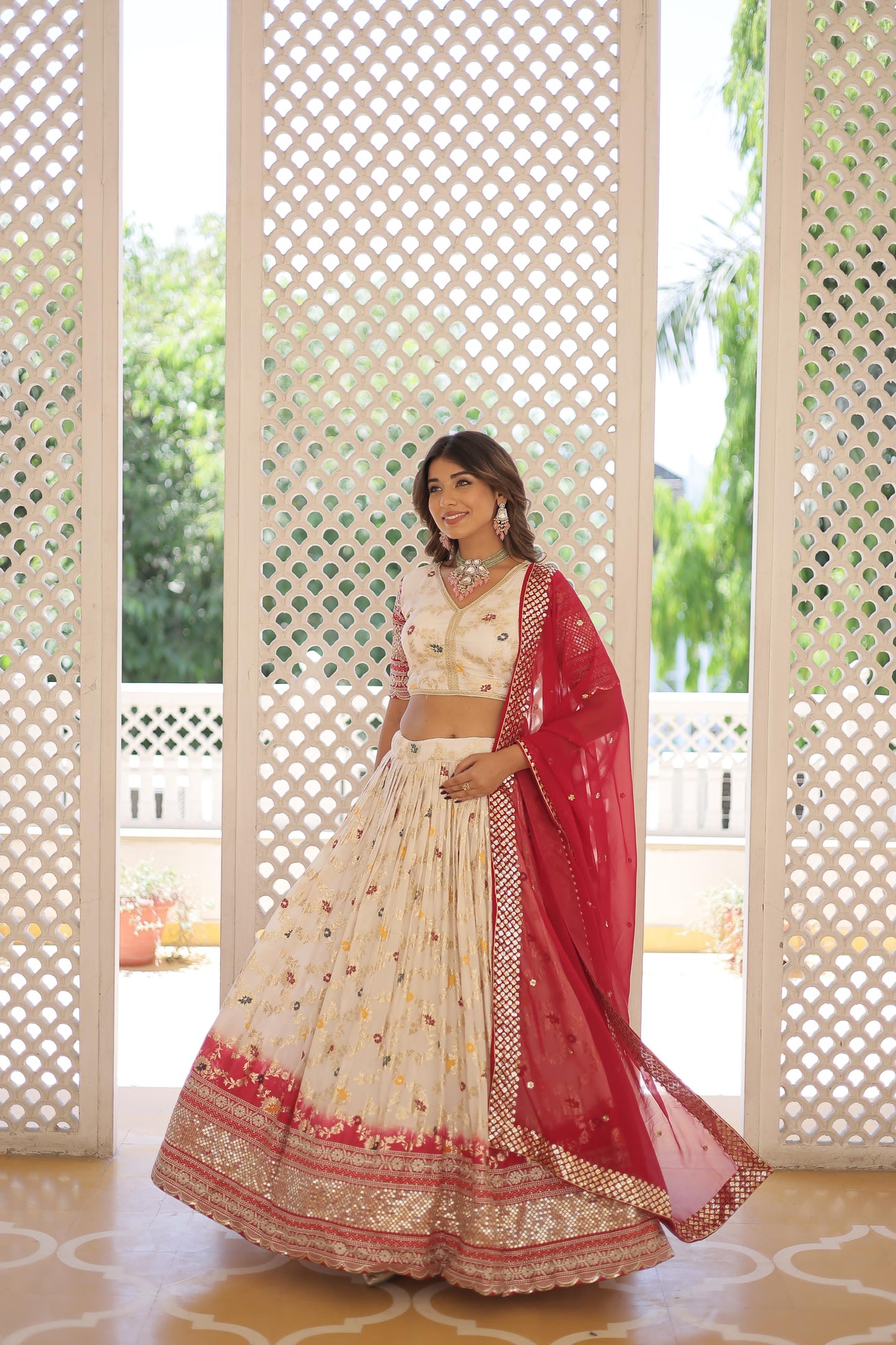Sequins Symphony Shaded Lehenga Set