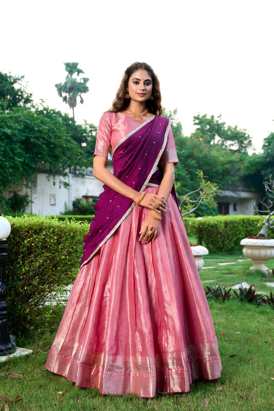 South Special Weaving Lehenga