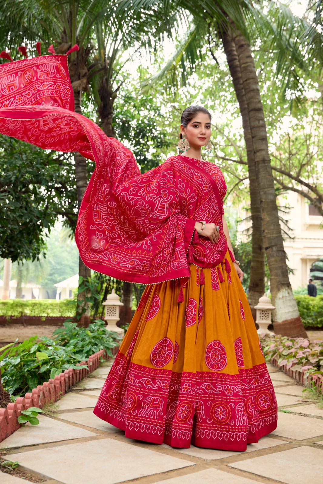 Bandhani printed Lehenga Choli Sets