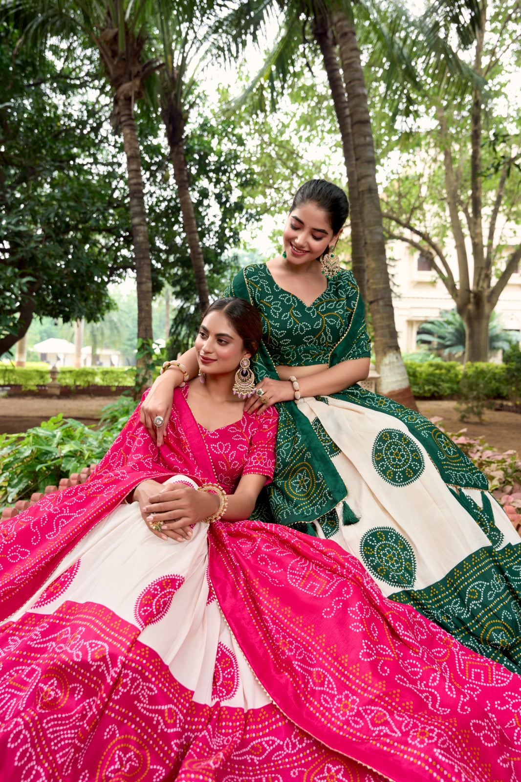 Bandhani printed Lehenga Choli Sets