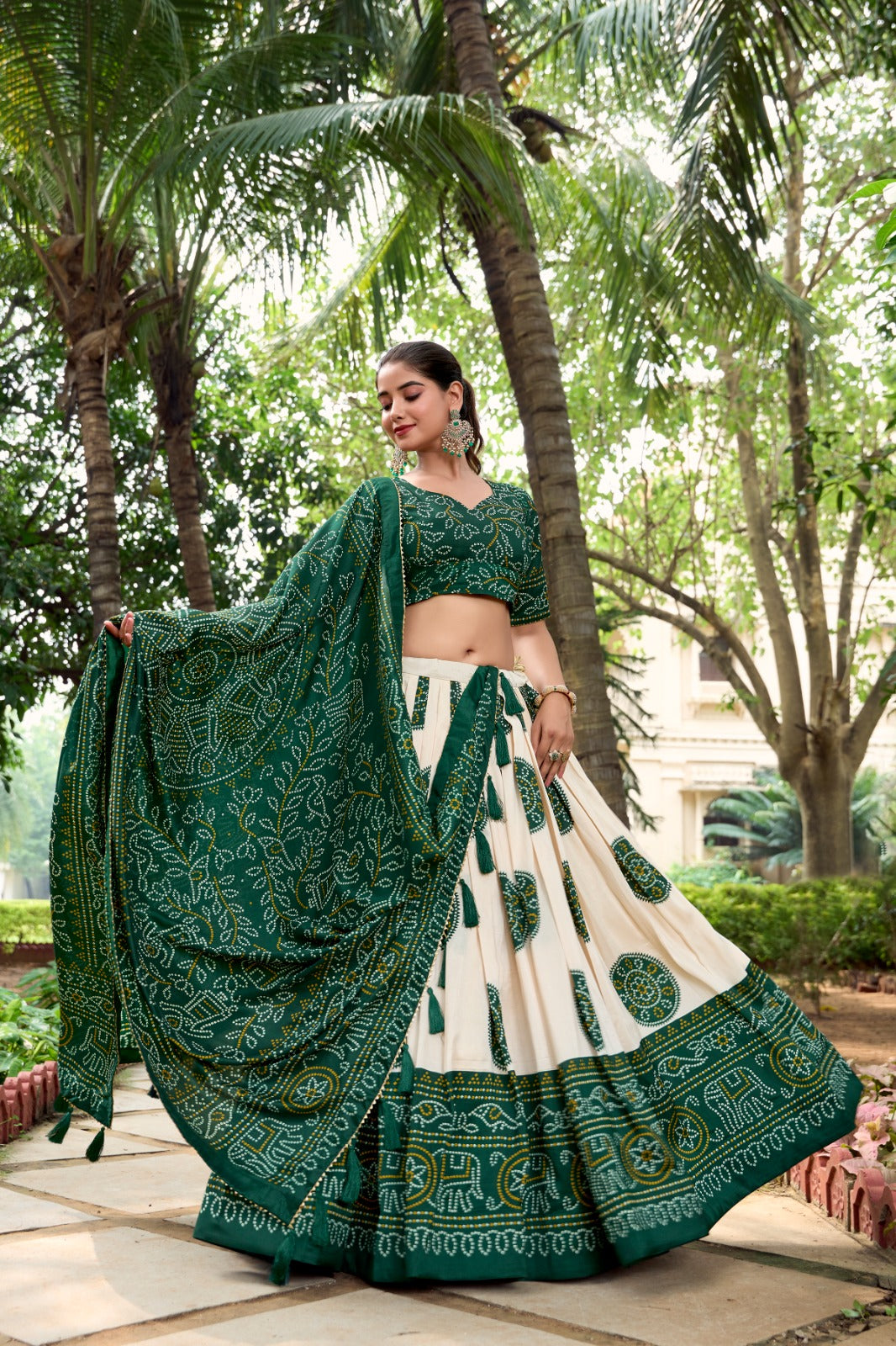 Bandhani printed Lehenga Choli Sets