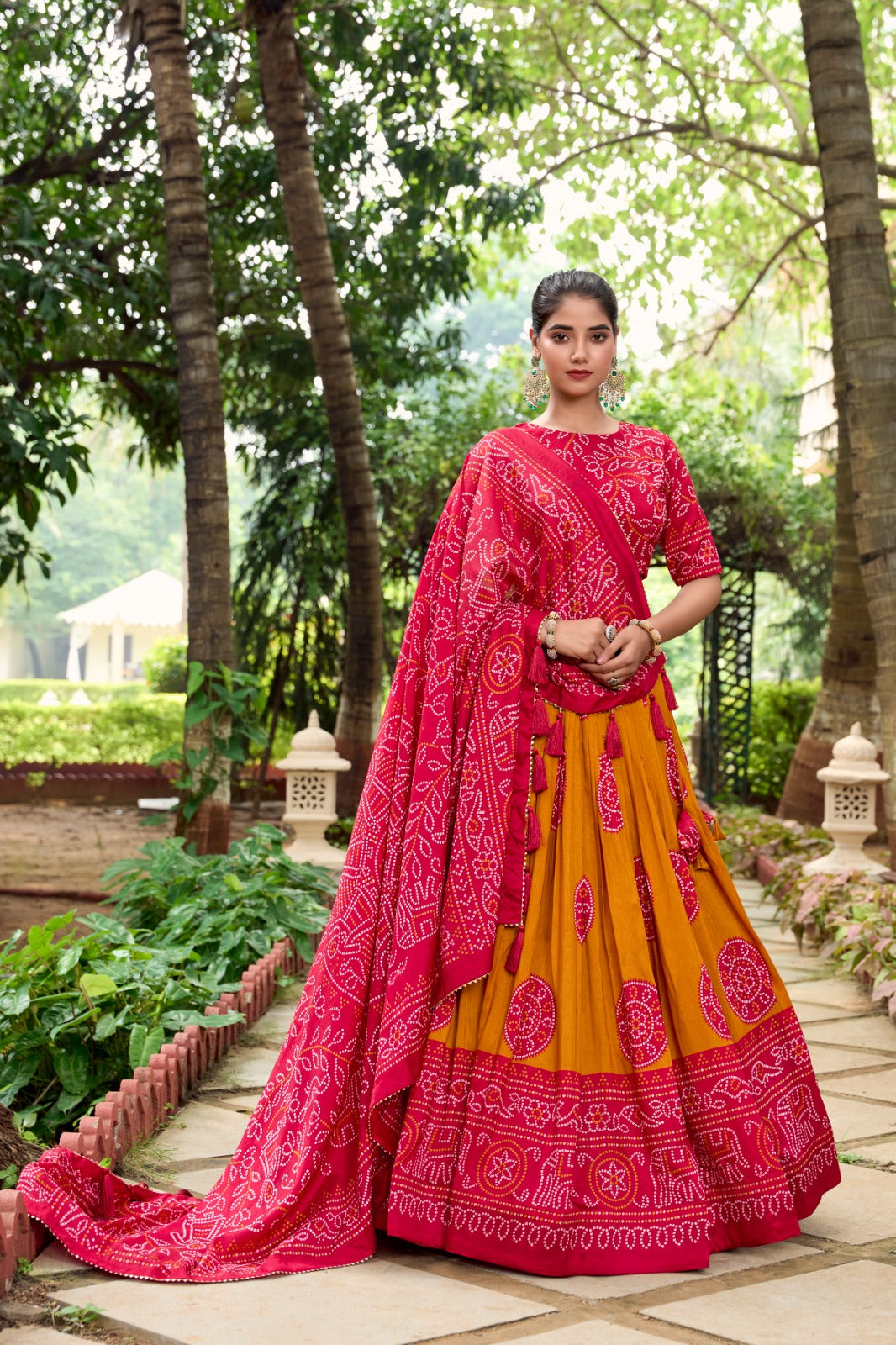 Bandhani printed Lehenga Choli Sets