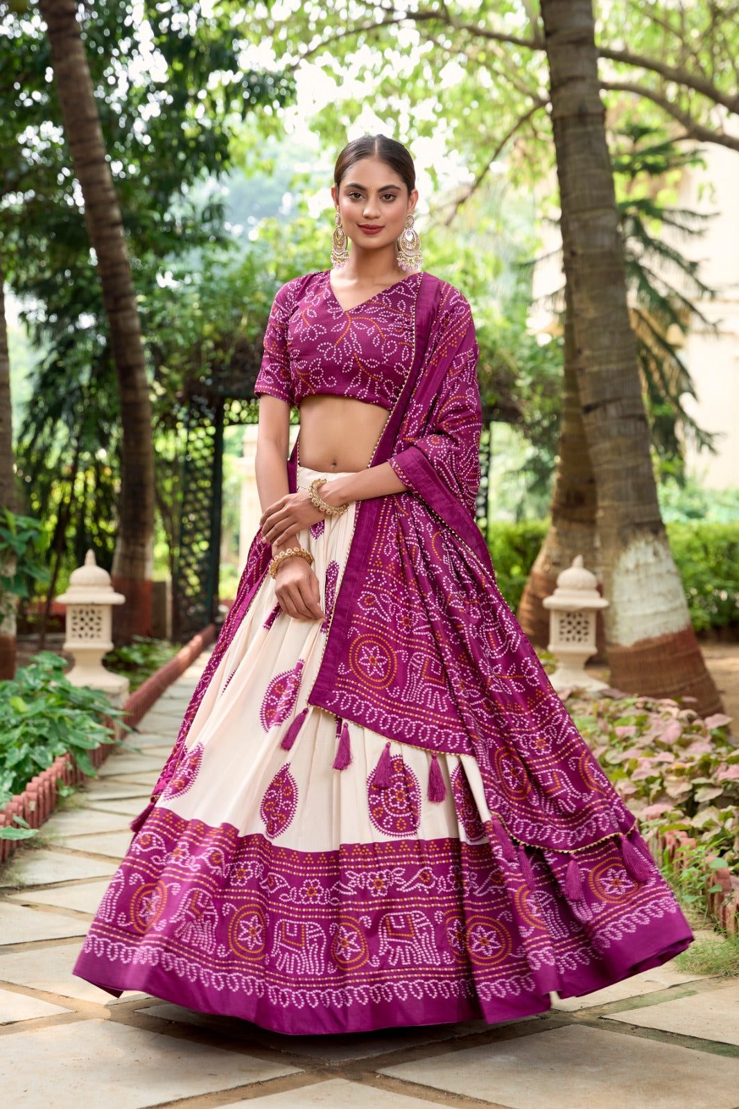 Bandhani printed Lehenga Choli Sets
