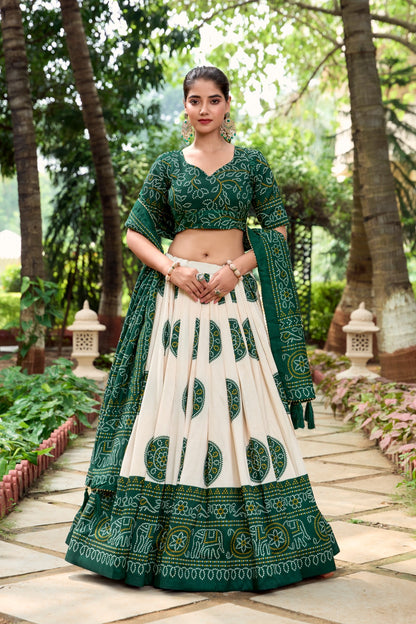 Bandhani printed Lehenga Choli Sets