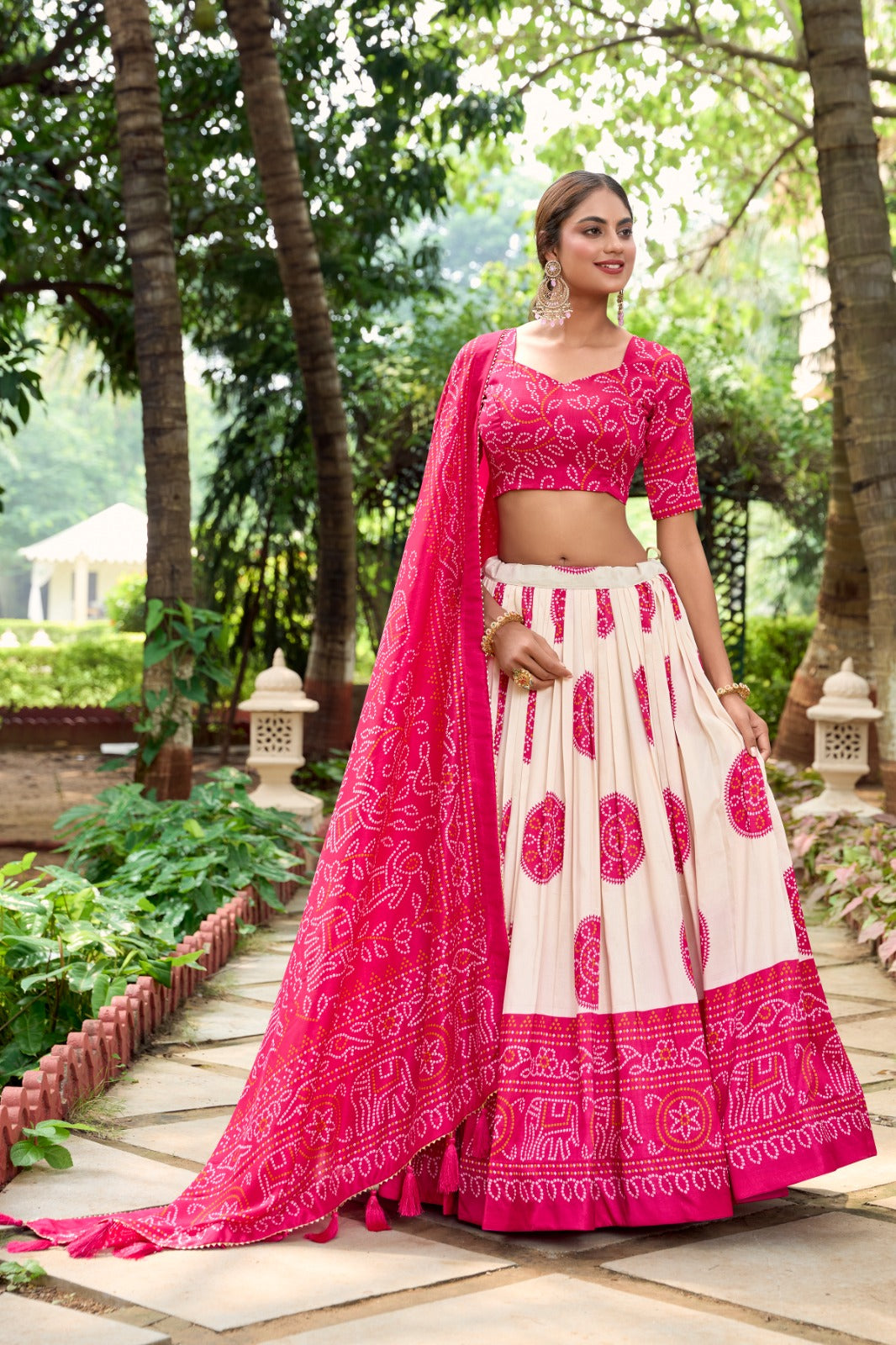 Bandhani printed Lehenga Choli Sets