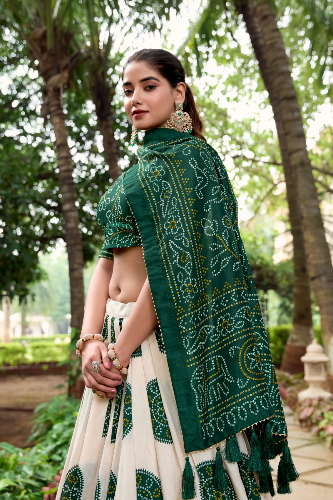 Bandhani printed Lehenga Choli Sets