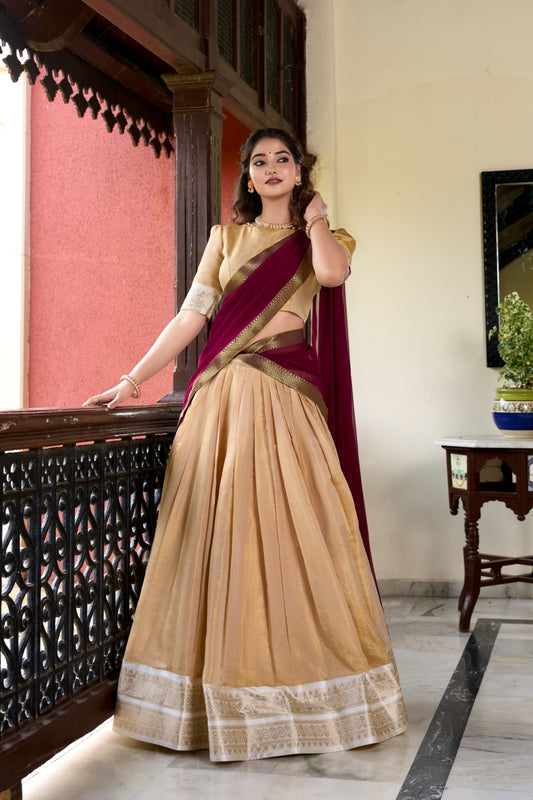 Perfect Kanjivaram Lehenga Choli Set