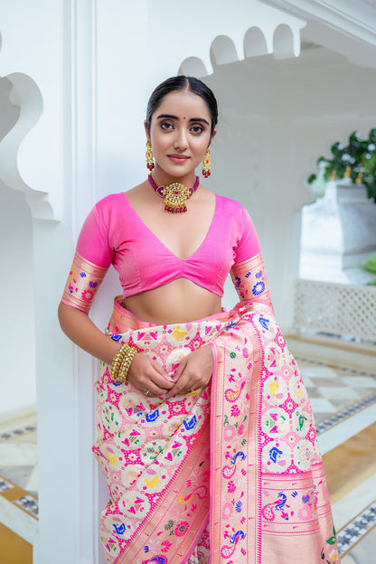 Classic Soft Paithani Silk Sarees