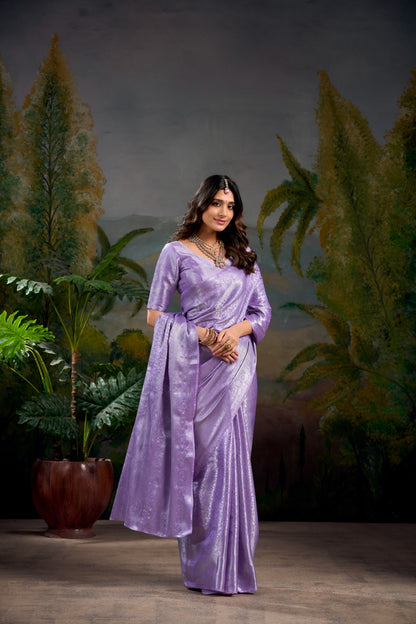 Kanjivaram Pastel Shaded Weaving Saree