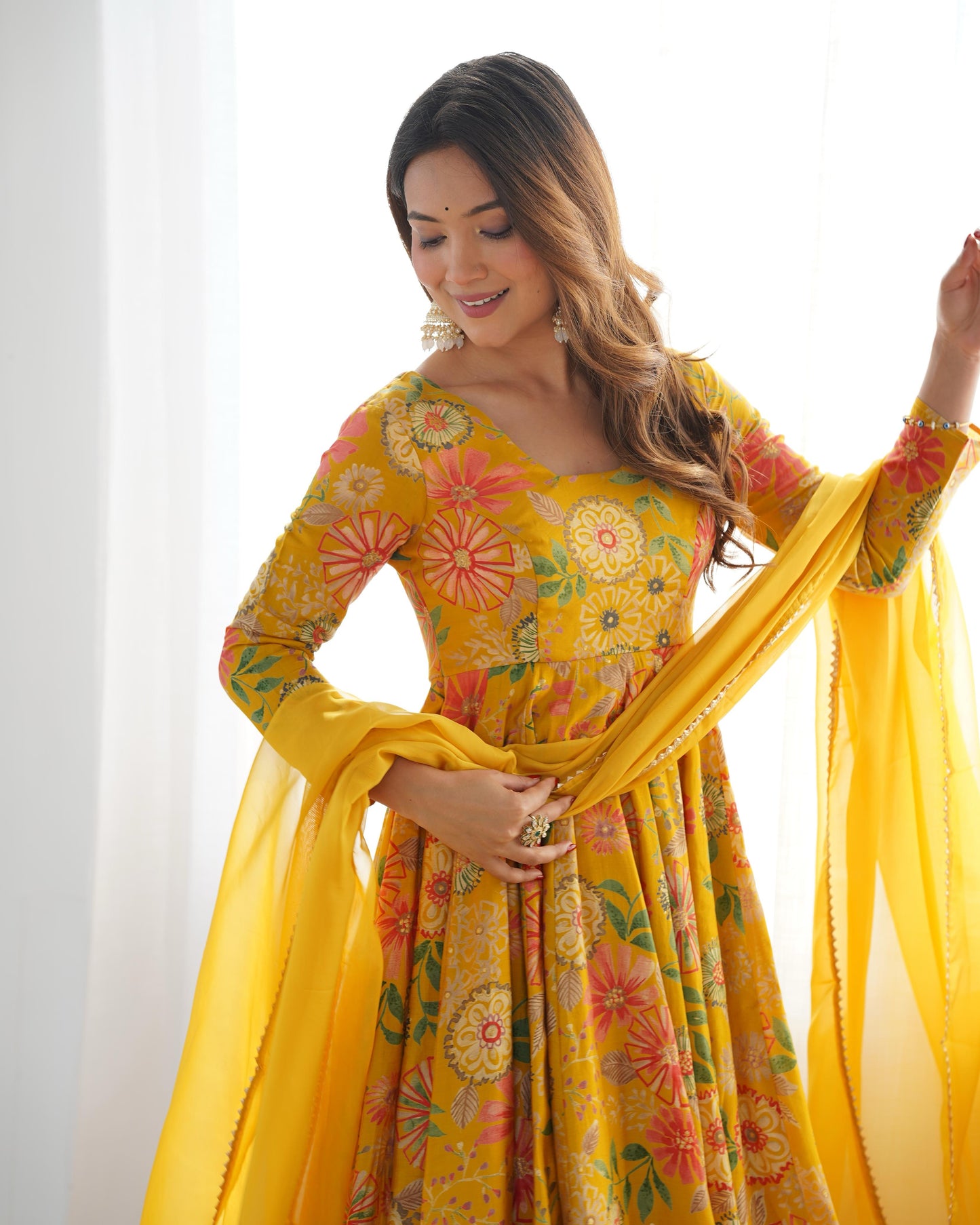 Fresh Romansilk Kurta Palazzo Set