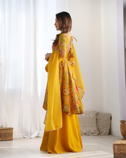 Fresh Romansilk Kurta Palazzo Set