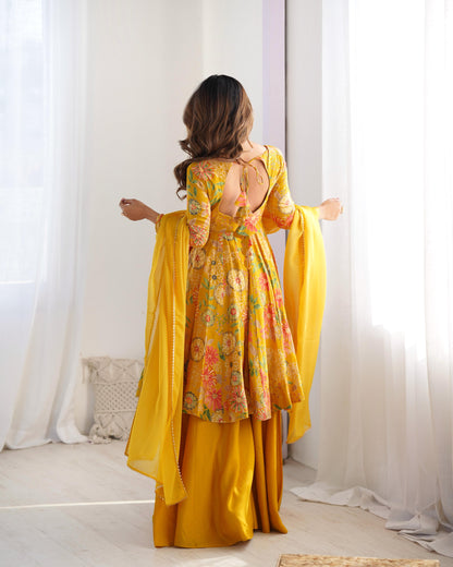 Fresh Romansilk Kurta Palazzo Set