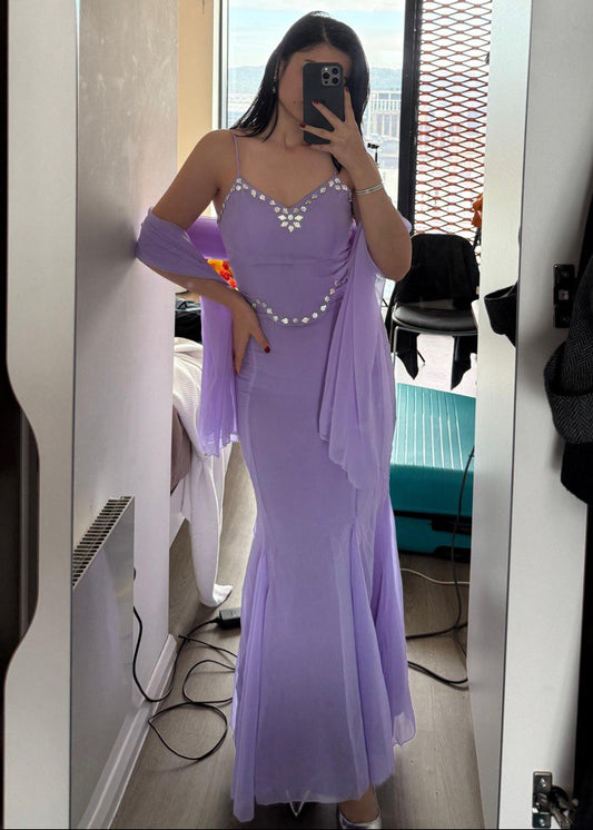 Lilac Mermaid Sparkle Dress