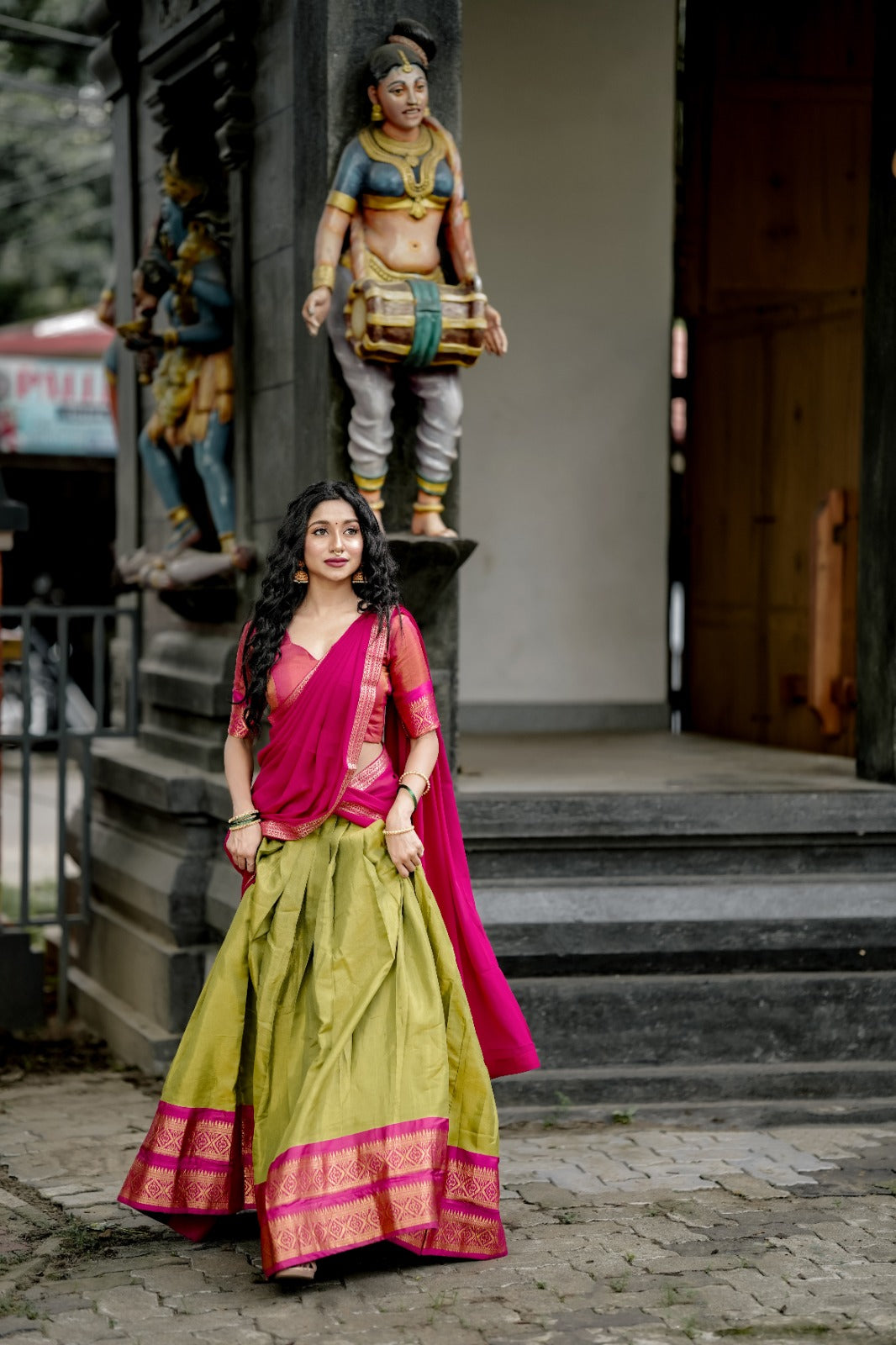 Cultural South Indian Half Saree