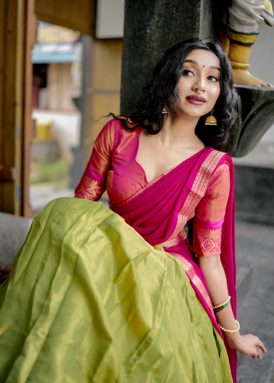 Cultural South Indian Half Saree