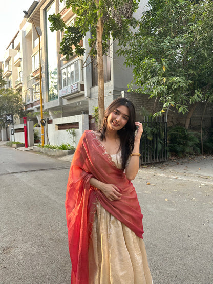 Isha’s Ivory Daydream Lehenga Set