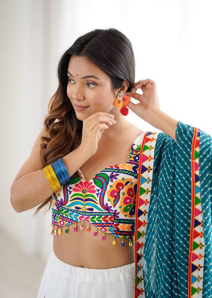 Traditional Kodi Work Lehenga