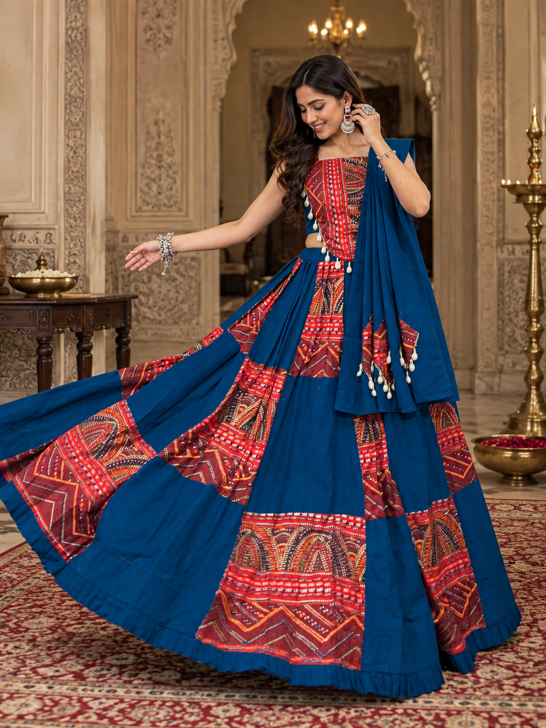 Vibrant Navratri Lehenga Set