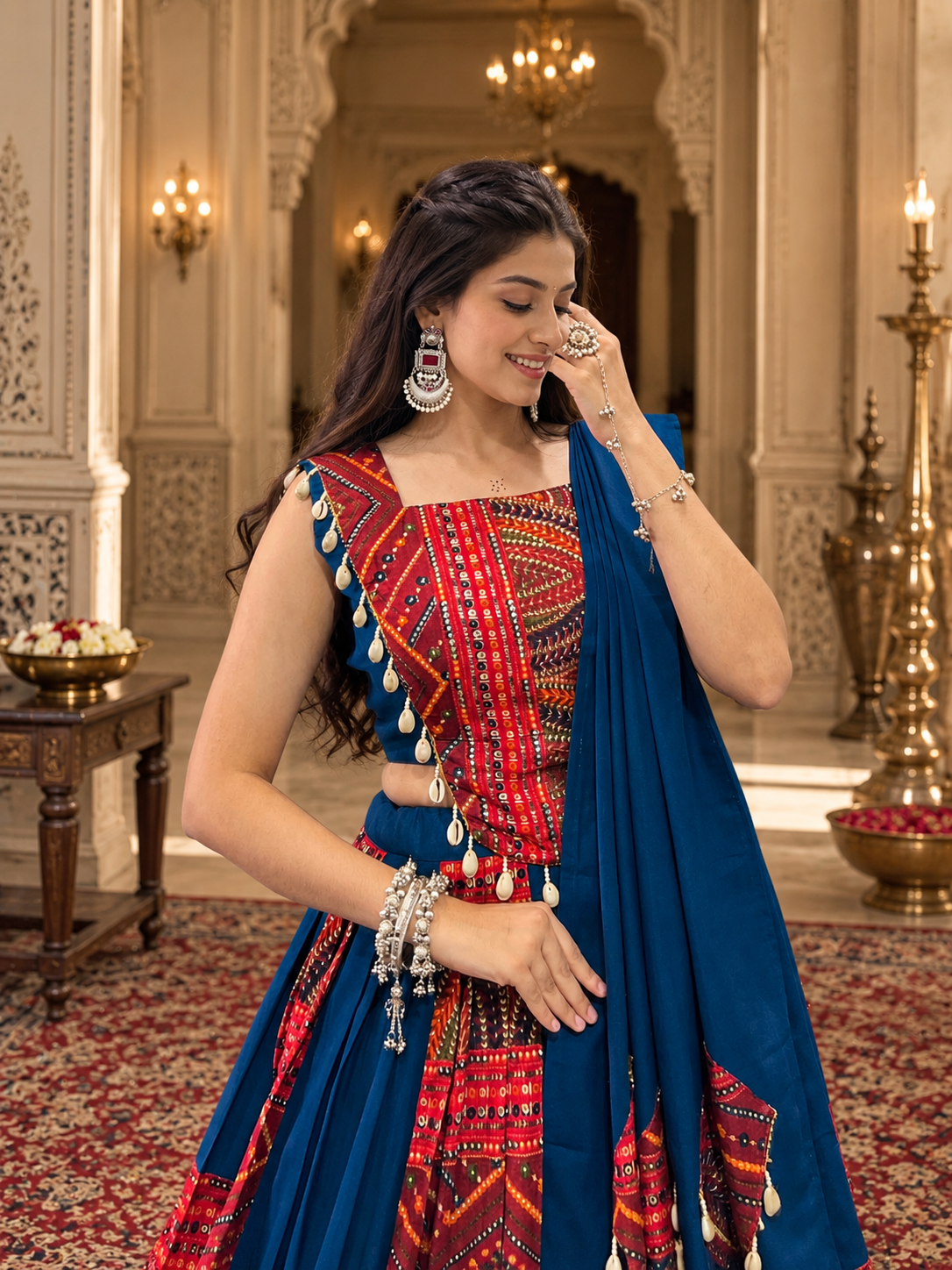 Vibrant Navratri Lehenga Set