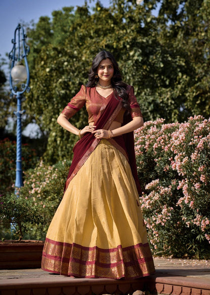 Cultural South Indian Half Saree