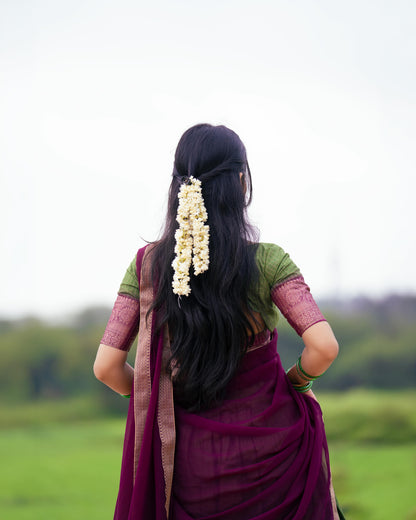 Royale Zari Weaving Lehenga Set