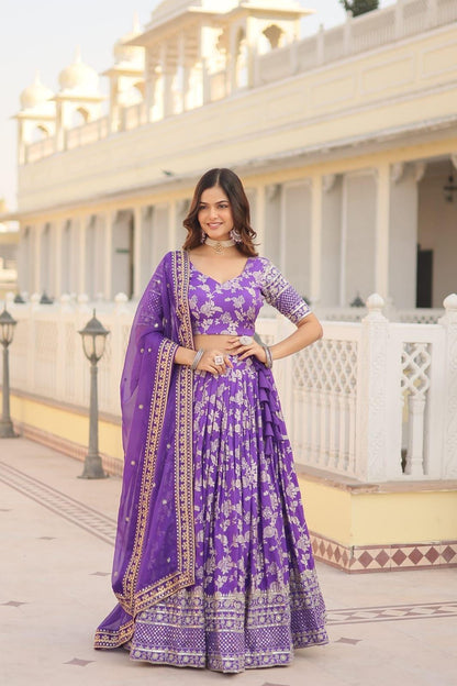 Pure Viscose Jacquard Lehenga Choli - Gracious You