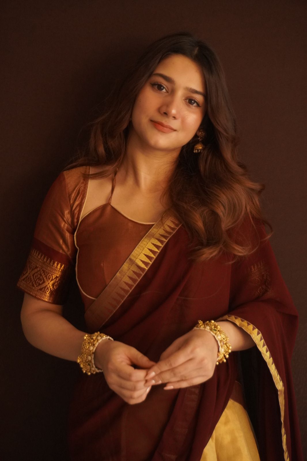 Classic South Indian Half Saree