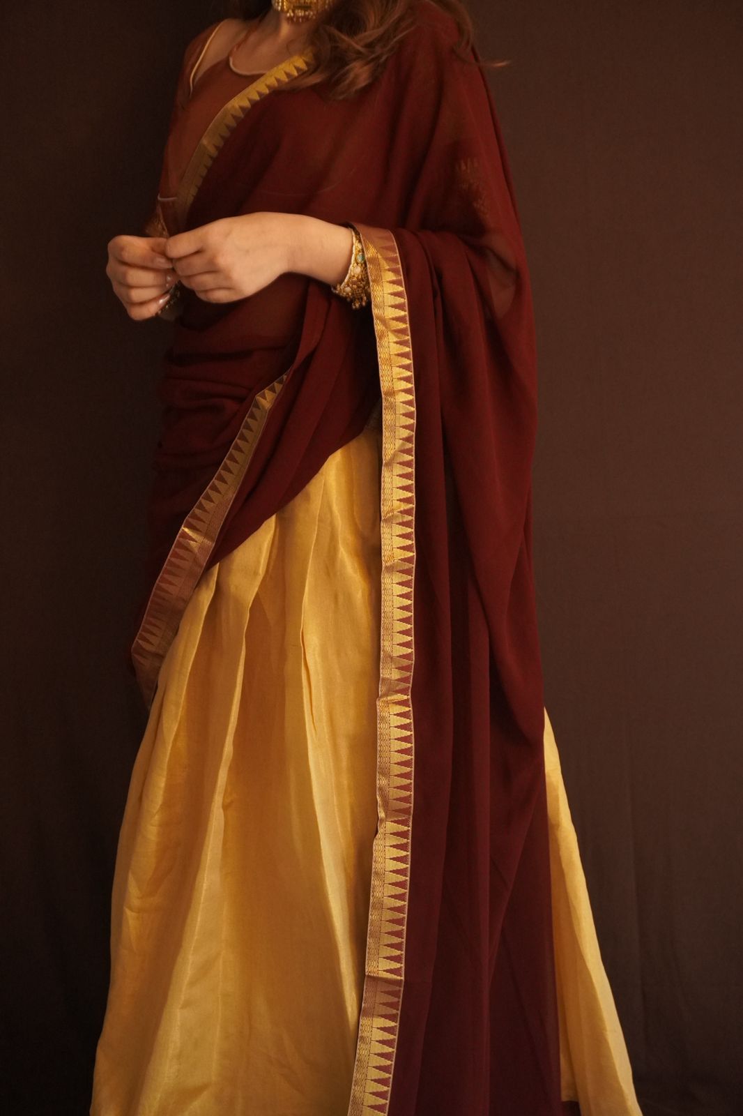 Classic South Indian Half Saree