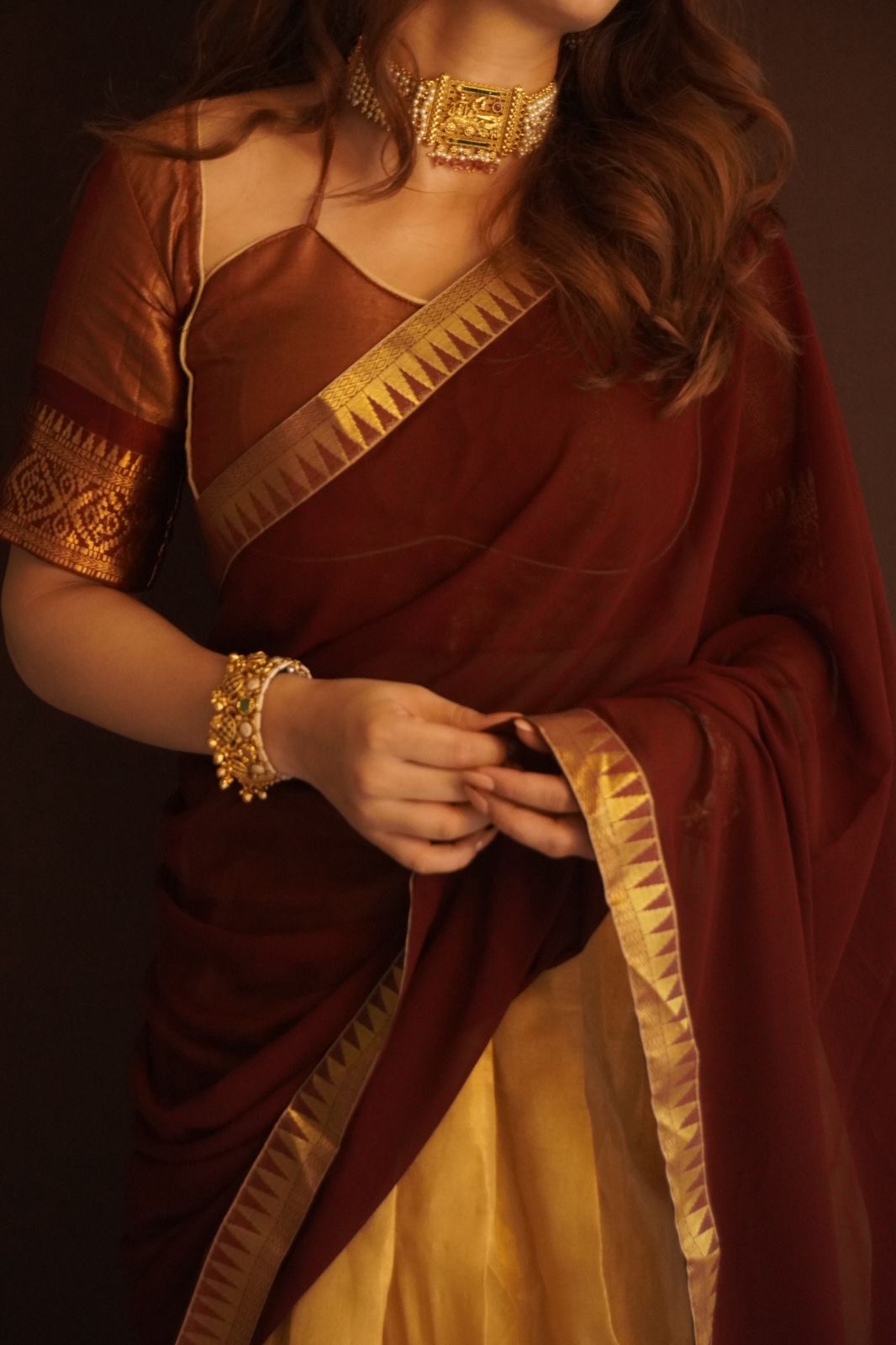 Classic South Indian Half Saree
