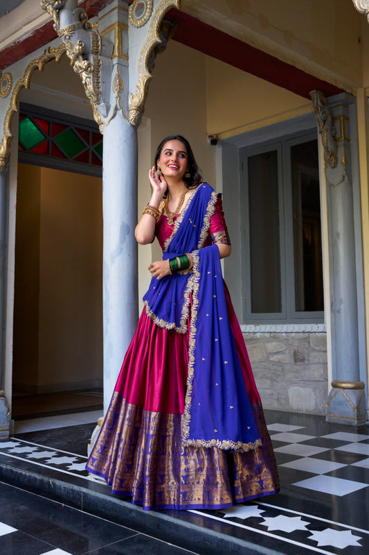 Graceful South Indian Lehenga Set