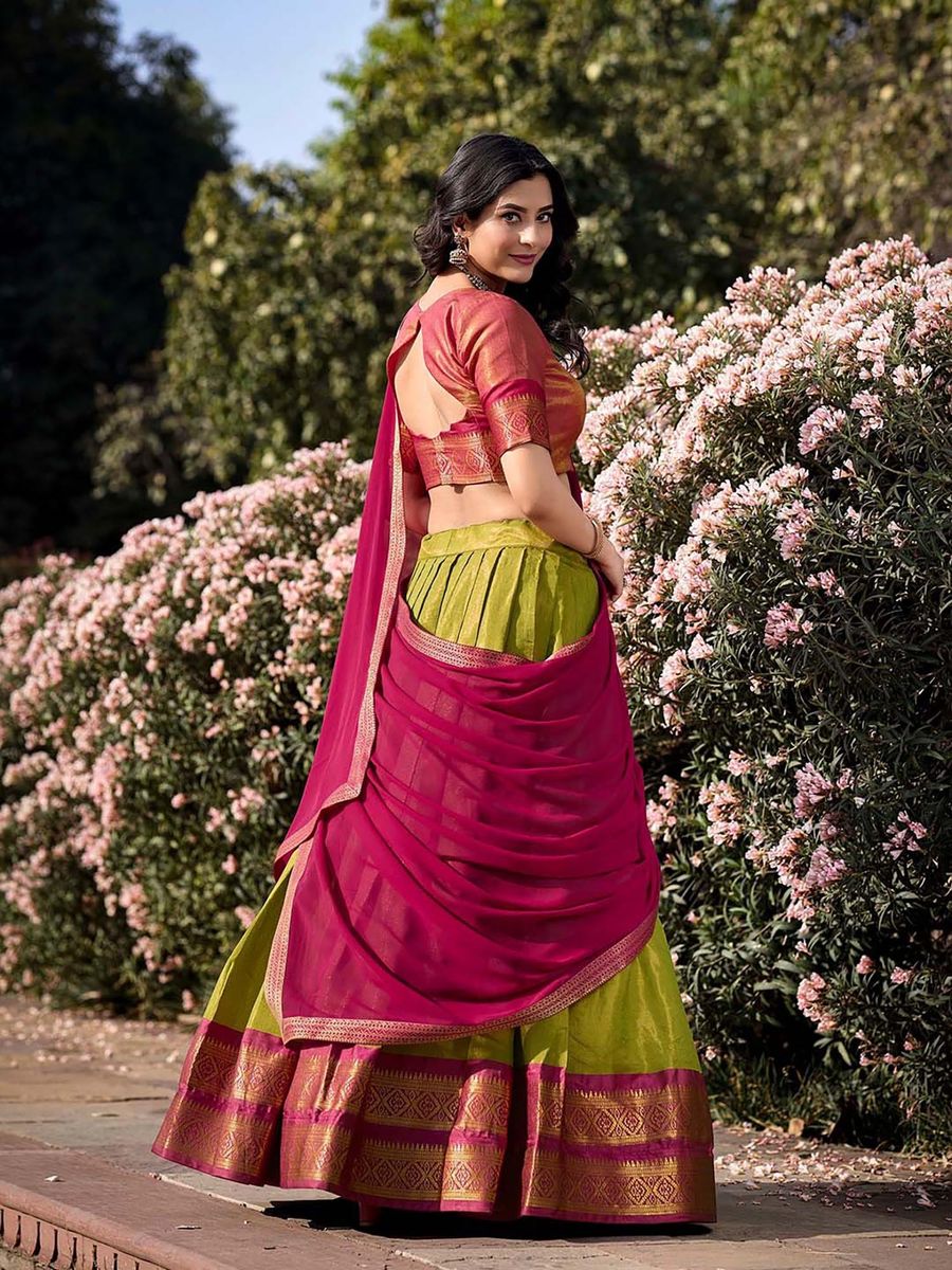 Cultural South Indian Half Saree