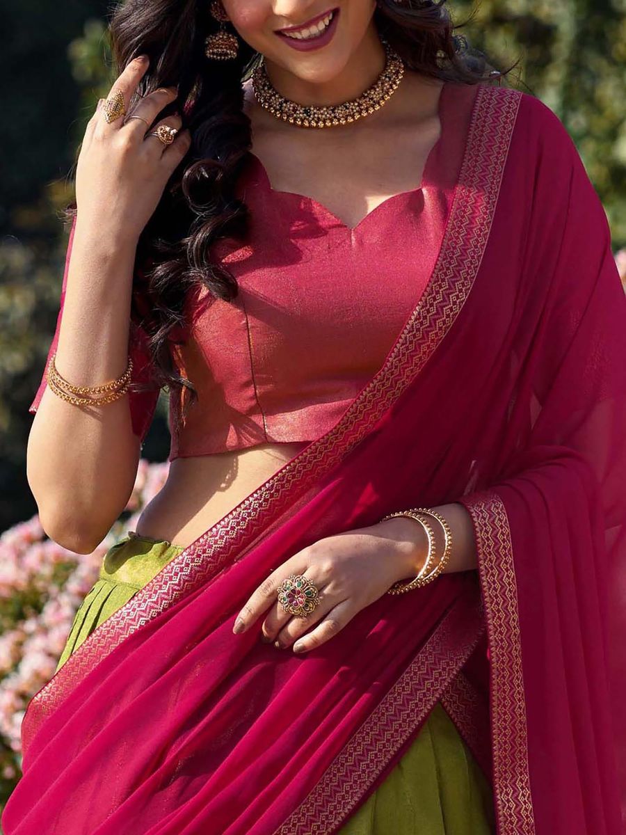 Cultural South Indian Half Saree