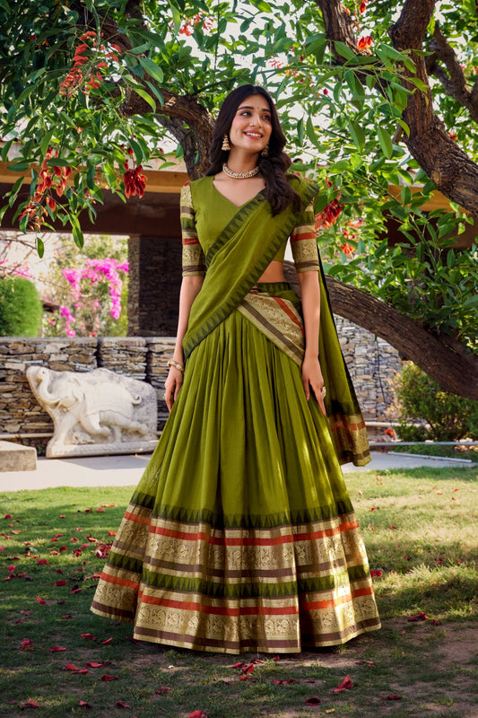 Royal Chanderi Lehenga Sets