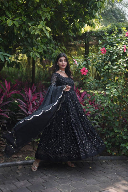 Glam Multi Viscose Gown - Gracious You
