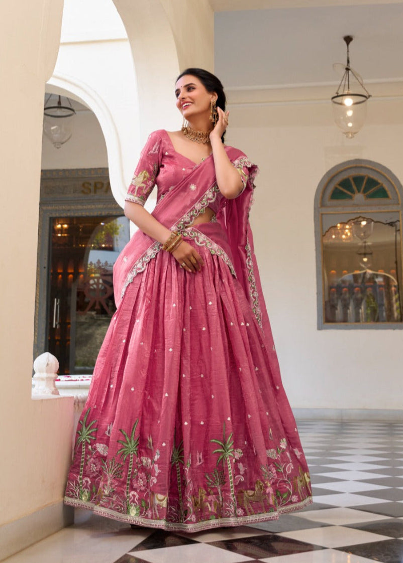 Sunkissed Glory Embroidered Lehenga