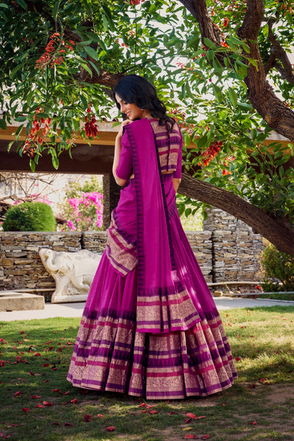Royal Chanderi Lehenga Sets