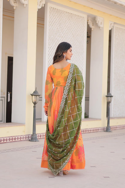 Floral Anarkali Suit - Gracious You